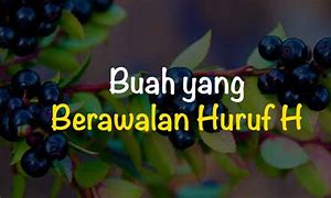 Nama Buah Dari Huruf I